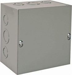 nVent Hoffman - Steel Junction Box Enclosure Screw Flat Cover - NEMA 1, 6" Wide x 6" High x 4" Deep - Americas Tooling