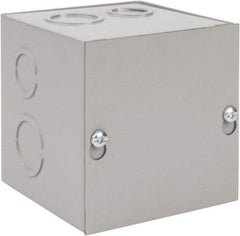 nVent Hoffman - Steel Junction Box Enclosure Screw Flat Cover - NEMA 1, 4" Wide x 4" High x 4" Deep - Americas Tooling