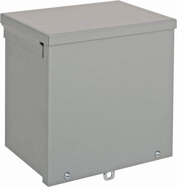 nVent Hoffman - Steel Junction Box Enclosure Screw Flat Cover - NEMA 3R, 8" Wide x 8" High x 6" Deep - Americas Tooling