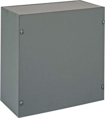 nVent Hoffman - Steel Junction Box Enclosure Screw Flat Cover - NEMA 1, 12" Wide x 12" High x 6" Deep - Americas Tooling