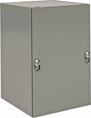 nVent Hoffman - Steel Junction Box Enclosure Screw Flat Cover - NEMA 1, 4" Wide x 6" High x 4" Deep - Americas Tooling