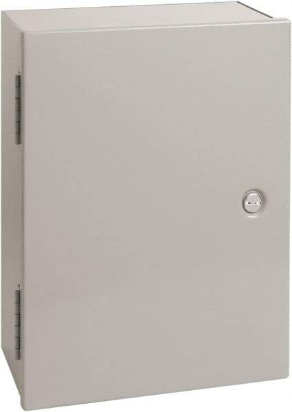 nVent Hoffman - Steel Junction Box Enclosure Hinge Flat Cover - NEMA 1, 24" Wide x 36" High x 8-5/8" Deep - Americas Tooling