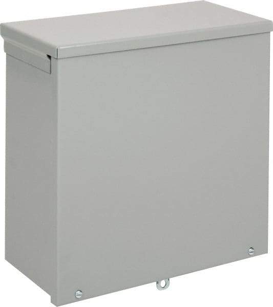 nVent Hoffman - Steel Junction Box Enclosure Screw Flat Cover - NEMA 3R, 12" Wide x 12" High x 6" Deep - Americas Tooling