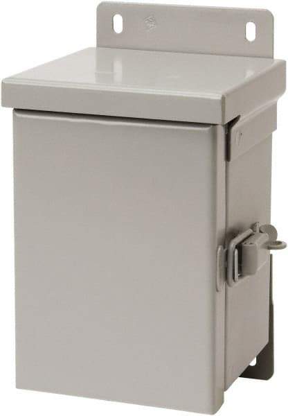 nVent Hoffman - Steel Standard Enclosure Hinge Flat Cover - NEMA 3R, 16" Wide x 16" High x 6" Deep, Watertight - Americas Tooling