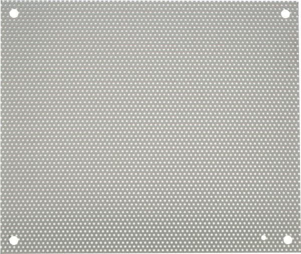 nVent Hoffman - 14-1/2" OAW x 17" OAH Powder Coat Finish Electrical Enclosure Perforated Panel - 20" x 16" Box, 16 Gauge Steel, Use with A20N16ALP/A20N16BLP - Americas Tooling