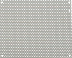 nVent Hoffman - 8-1/4" OAW x 10-1/4" OAH Powder Coat Finish Electrical Enclosure Perforated Panel - 12" x 10" Box, 16 Gauge Steel, Use with A12N104/A12N106/A12R106HCR - Americas Tooling