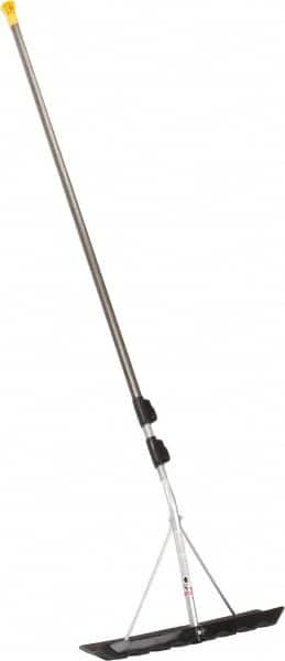 True Temper - 18 Inch Wide Blade x 6 Inch High Blade Roof Rake - 204 Inch Long Aluminum, Telescopic Handle - Americas Tooling