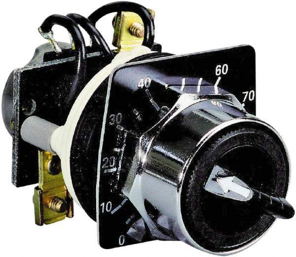 Schneider Electric - 500,000 Ohm, 30mm, 300 VAC Potentiometer - 2 Watts, Nonilluminated, Knob Operated, NEMA 4, 13 - Americas Tooling