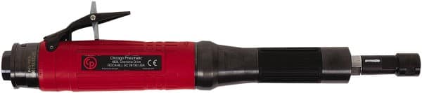 Chicago Pneumatic - 1/4" Collet, Straight Handle, Air Extended Length Die Grinder - 19,000 RPM, Rear Exhaust, 31.8 CFM, 0.8 hp, 90 psi, 9.5mm Inlet - Americas Tooling