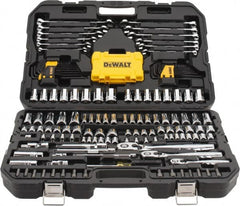 DeWALT - 168 Piece 1/4 & 3/8" Drive Mechanic's Tool Set - Comes in Blow Molded Case - Americas Tooling