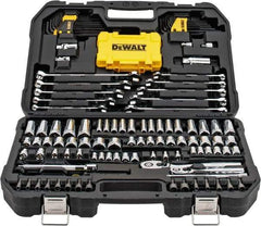 DeWALT - 142 Piece 1/4 & 3/8" Drive Mechanic's Tool Set - Comes in Blow Molded Case - Americas Tooling