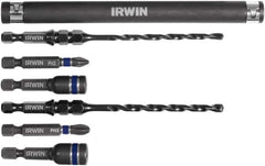 Irwin - 7 Piece 3/16" & 1/4" Concrete Anchor Installation Kit - For Use with Impact Drivers and Rotary Drills - Americas Tooling