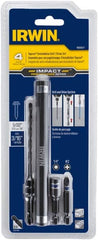 Irwin - 4 Piece 3/16" Concrete Anchor Installation Kit - For Use with Impact Drivers and Rotary Drills - Americas Tooling