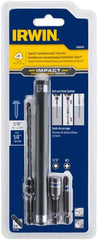 Irwin - 4 Piece 1/4" Concrete Anchor Installation Kit - For Use with Impact Drivers and Rotary Drills - Americas Tooling