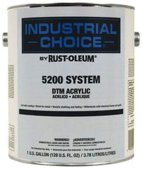 Rust-Oleum - 1 Gal White Semi Gloss Finish Acrylic Enamel Paint - Interior/Exterior, Direct to Metal, <250 gL VOC Compliance - Americas Tooling