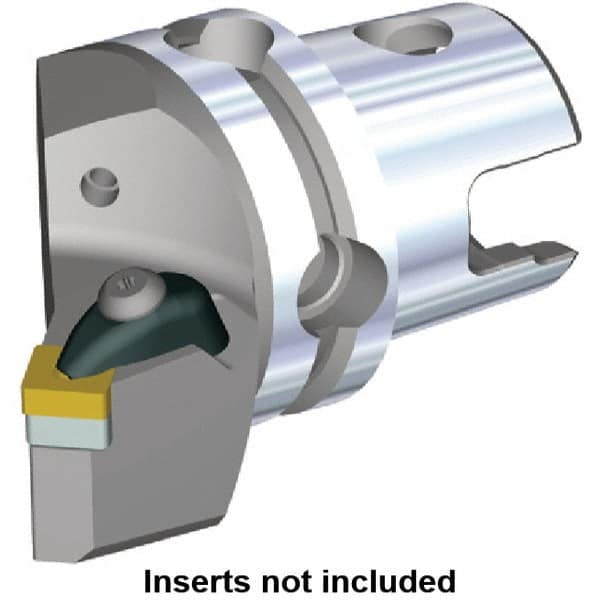 Kennametal - Left Hand Cut, Size KM50, SN.. Insert Compatiblity, Modular Turning & Profiling Cutting Unit Head - 27mm Ctr to Cutting Edge, 58.3mm Head Length, Through Coolant, Series Kenclamp - Americas Tooling