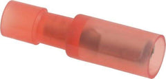 Thomas & Betts - 22 to 16 AWG Bullet Connector - 0.153" Bullet Diam, Red Nylon Insulation - Americas Tooling