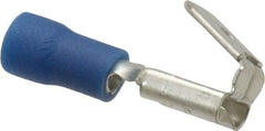 Thomas & Betts - 16 to 14 AWG, Vinyl, Fully Insulated, Piggyback Wire Disconnect - 1/4 Inch Wide Tab, Blue, RoHS Compliant, UL 94 V-0 - Americas Tooling