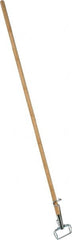 PRO-SOURCE - 60" Standard Wood Quick Connect Mop Handle - Metal Connector, Use with Wet Mops - Americas Tooling