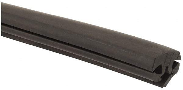 TRIM-LOK - 1.09 Wide x 25 Ft. Long, EPDM Rubber Locking Gasket - 1/4 Inch Panel Thickness, 1/4 Inch Window Panel Thickness - Americas Tooling