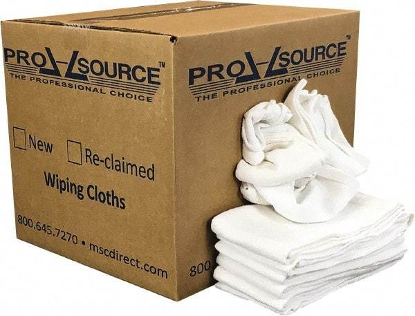 PRO-SOURCE - 25 Inch Long x 16 Inch Wide Virgin Cotton Surgical Towels - White, Huck Toweling, Lint Free, 10 Lbs. at 4 to 6 per Pound, Box - Americas Tooling