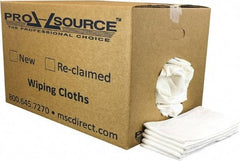 PRO-SOURCE - 12 Inch Long x 20 Inch Wide Virgin Cotton Diaper Rags - White, Lint Free, 25 Lbs. at 2 to 4 per Pound, Box - Americas Tooling