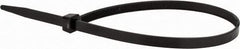 Value Collection - 14-1/2" Long Black Nylon Standard Cable Tie - 120 Lb Tensile Strength, 106mm Max Bundle Diam - Americas Tooling