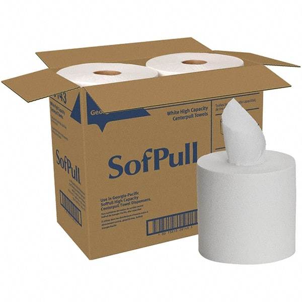 Georgia Pacific - Center Pull Roll of 1 Ply White Paper Towels - 7-3/4" Wide - Americas Tooling