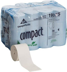 Georgia Pacific - 12,150' Roll Length x 4" Sheet Width, Coreless Roll Toilet Tissue - 1,000 Sheets per Roll, 2 Ply, White, Recycled Fiber - Americas Tooling