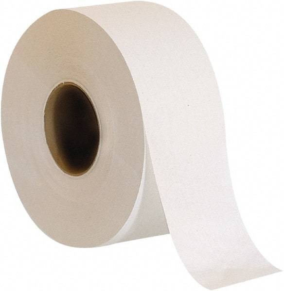 Georgia Pacific - 1,000' Roll Length x 3-1/2" Sheet Width, Jumbo Roll Toilet Tissue - 2 Ply, White, Recycled Fiber - Americas Tooling