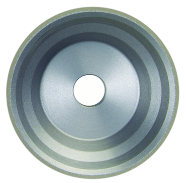 3-3/4 x 1-1/2 x 1-1/4" - 1/8" Abrasive Depth - 150 Grit - Type 11V9 Diamond Flaring Cup Wheel - Americas Tooling