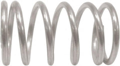 Associated Spring Raymond - 5.64mm OD, 0.64mm Wire, 8.5mm Free Length, Compression Spring - 17.55 Lb Spring Rating, 12.9 N Max Work Load, Stainless Steel - Americas Tooling