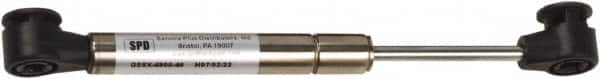 Associated Spring Raymond - 0.23622" Rod Diam, 0.590551" Tube Diam, 90 Lb Capacity, Gas Spring - Extension, 18.74016" Extended Length, 7.874016" Stroke Length, Composite Ball Socket, Uncoated Piston - Americas Tooling