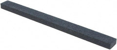 Made in USA - 150 Grit Silicon Carbide Rectangular Polishing Stone - Medium Grade, 1/2" Wide x 6" Long x 1/4" Thick - Americas Tooling