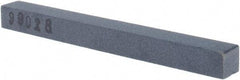 Made in USA - 3/8" Wide x 4" OAL x 3/8" Thick, Silicon Carbide Sharpening Stone - Square, Fine Grade, 280 Grit - Americas Tooling