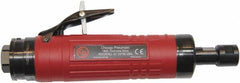 Chicago Pneumatic - 1/4" Collet, Straight Handle, Air Angle Die Grinder - 18,000 RPM, Rear Exhaust, 38.1 CFM, 1.2 hp, 90 psi, 9.5mm Inlet - Americas Tooling