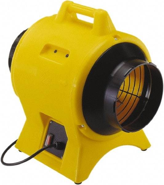 Schaefer Ventilation Equipment - 8" Inlet, Electric AC Ventilation Fan - 0.25 hp, 877 CFM, 115 Max Voltage Rating - Americas Tooling