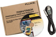 Fluke - Black/Yellow Electrical Test Equipment Software & Cable - Use with Fluke 709H Loop Calibrators - Americas Tooling