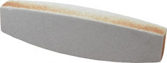 Grier Abrasives - 60 Grit Aluminum Oxide Boat (Shape) Polishing Stone - Americas Tooling