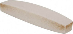 Grier Abrasives - 60 Grit Aluminum Oxide Boat (Shape) Polishing Stone - Medium Grade, 2-1/2" Wide x 9" Long x 1-1/2" Thick - Americas Tooling