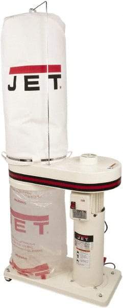 Jet - 5µm, Portable Dust Collector - 650 CFM Air Flow - Americas Tooling