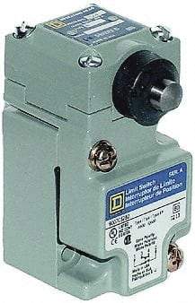 Square D - SPDT, NC/NO, 600 Volt Screw Terminal, Plunger Actuator, General Purpose Limit Switch - 1, 2, 4, 6, 12, 13, 6P NEMA Rating, IP67 IPR Rating - Americas Tooling