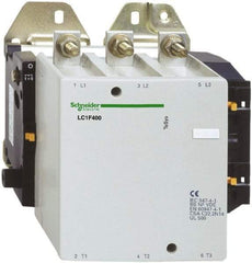 Schneider Electric - 3 Pole, 125 Coil VDC, 400 Amp at 440 VAC, Nonreversible IEC Contactor - Bureau Veritas, CCC, CSA, DNV, EN/IEC 60947-1, EN/IEC 60947-4-1, GL, JEM 1038, LROS, RINA, RMRoS, RoHS Compliant, UL Listed - Americas Tooling