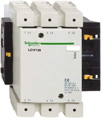 Schneider Electric - 3 Pole, 150 Amp at 440 VAC and 250 Amp at 440 VAC, Nonreversible IEC Contactor - Bureau Veritas, CCC, CSA, DNV, EN/IEC 60947-1, EN/IEC 60947-4-1, GL, JEM 1038, LROS, RINA, RMRoS, RoHS Compliant, UL Listed - Americas Tooling