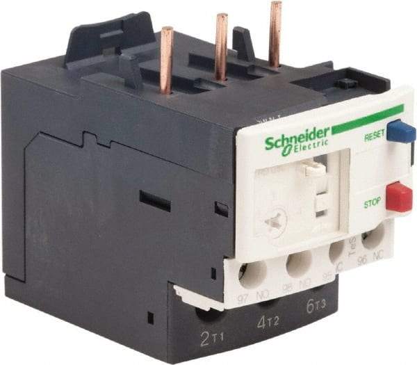 Schneider Electric - 3 Pole, NEMA Size 00-1, 2.5 to 4 Amp, 690 VAC, Thermal NEMA Overload Relay - Trip Class 20, For Use with LC1D09, LC1D12, LC1D18, LC1D25, LC1D32 and LC1D38 - Americas Tooling