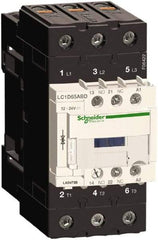 Schneider Electric - 3 Pole, 24 Coil VDC, 65 Amp at 440 VAC, Nonreversible IEC Contactor - CCC, CSA, CSA C22.2 No. 14, EN/IEC 60947-4-1, EN/IEC 60947-5-1, GOST, RoHS Compliant, UL 508, UL Listed - Americas Tooling