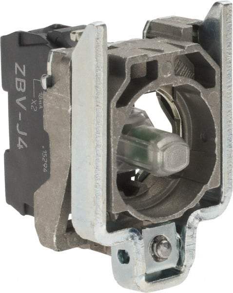 Schneider Electric - 12 VAC/VDC at 50/60 Hz Red Lens LED Indicating Light - Screw Connector, Electromagnetic Field Resistant, Electrostatic Discharge Resistant, Shock Resistant, Vibration Resistant - Americas Tooling