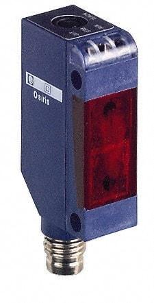 Telemecanique Sensors - 4 Pin M8 Connector, 10m Nominal Distance, Shock and Vibration Resistant, Multimode Photoelectric Sensor - 12 to 24 VDC, 240, 250 Hz, PBT, 20mm Long x 12mm Wide x 45mm High - Americas Tooling