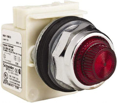 Schneider Electric - 28 V Red Lens Indicating Light - Screw Clamp Connector - Americas Tooling