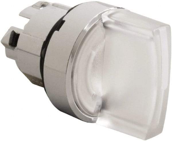 Schneider Electric - 22mm Mount Hole, 2 Position, Handle Operated, Selector Switch - White, Maintained (MA), Illuminated, Shock, Vibration and Water Resistant - Americas Tooling